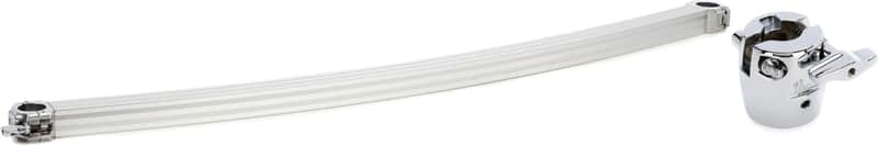 Pearl AL28AC Curved Rack Bar  Bundle with Pearl Icon Series Rack Clamp - Leg Pipe Adapter Clamp image 1