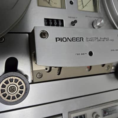 Pioneer RT-701 4-Track Stereo Reel-to-Reel Tape Deck 1977 - 1984 - Silver (similar to RT-707 - see below) image 7