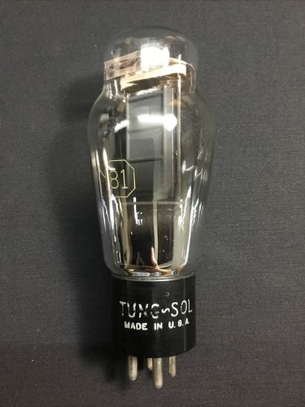 TUNG-SOL TYPE 81 Coke Bottle POWER RECTIFIER VACUUM TUBES USA Tested M.7460-D image 1