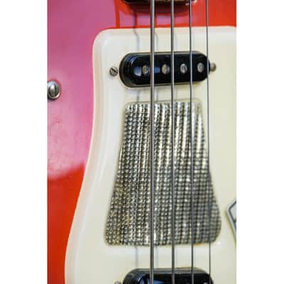 1966 Hagström Kent 1-B Bass red image 11