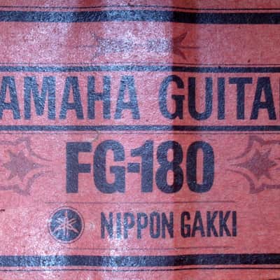 Yamaha FG180 Red Label 1971 Nippon Gakki image 25