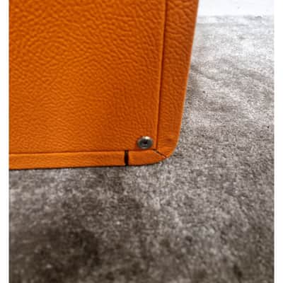 Marshall Bass Series 800 1984B 4X12 Bass Cabinet - Rare Orange Tolex Edition - Very Good image 7