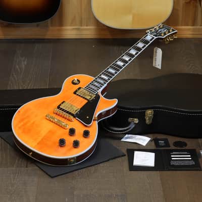 Minty! 2025 Gibson Custom Shop Les Paul Custom Limited Edition Electric Guitar Tangerine + COA OHSC