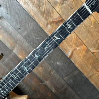 PRS Wood Library McCarty 594 Flamed Maple 10 Top, Swamp Ash Back, Stained Flamed Maple Neck, Bound Ebony FB - Satin Charcoal 418878 image 3
