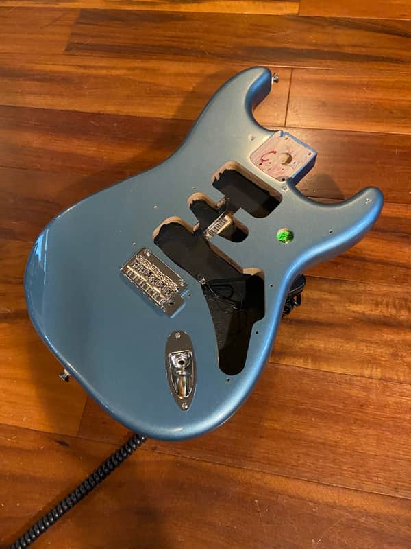 Fender Player Strat Stratocaster Tidepool Alder Body w 2 Point Bridge Hardware image 1
