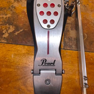 Pearl P2052C Eliminator Redline Chain-Drive Double Bass Drum Pedal 2010s - Silver / Black / Red image 2