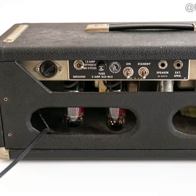 1965 Fender Bassman Blackface 50-Watt Vintage Amp Head 110V image 7