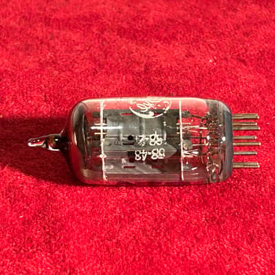 G.E Single Vintage 12AT7 (5965) preamp/amplifier vacuum tube 1960s - Clear Glass image 6