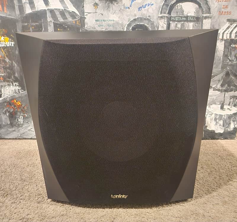 Infinity Infinity Entra Sub Powered subwoofer 90s - Wood | Reverb