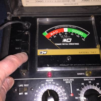 B&K  model 747  Dyna Jet solid state tube tester image 3