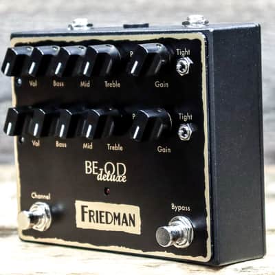 Friedman BE-OD Deluxe British Tones Based Dual Channels Overdrive Effect Pedal image 2