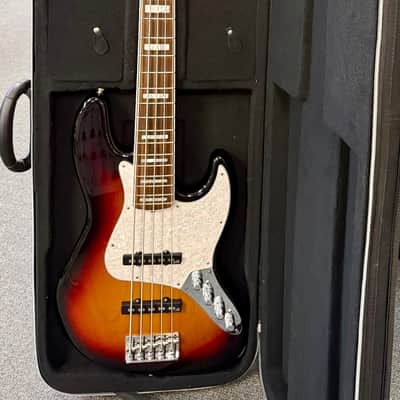 Fender Jazz Bass Deluxe 5 String with John East J Retro Preamp and Aguilar Pickups with Case - Pre Owned image 18