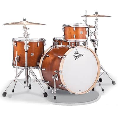 Gretsch Drums USA Brooklyn 22" Satin Mahogany Drumset image 1