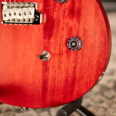 PRS SE CE 24 Solid Body Electric Guitar - Vintage Cherry with Gig Bag image 11
