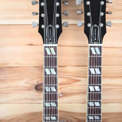Gibson SLASH 1966 EDS-1275 DOUBLENECK - SIGNED/AGED 2019 - Black image 11