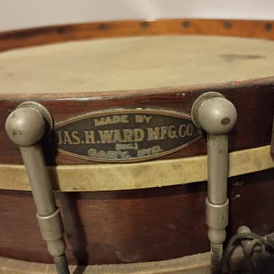 Jason Ward Snare Drum - thumbscrew 1920s Bild 2