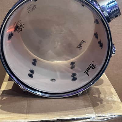 Pearl Decade Maple 10"x7" Tom w/ OPTI-LOC Mount – Satin Black #262 Burst – Used image 8