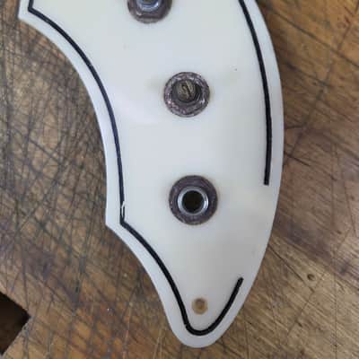 Vintage RARE 1958 Supro Silvertone Belmont Electric Guitar Pickguard Pots Input Jack Luthier Parts image 2