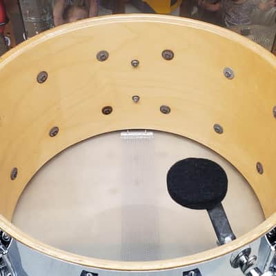 Ludwig Coliseum 8”x14” Snare Drum 1970’s - Chrome Over Maple image 14