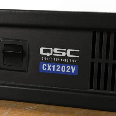 QSC CX1202V 1200W 70V 2-Channel Power Amplifier CG011ZY image 5