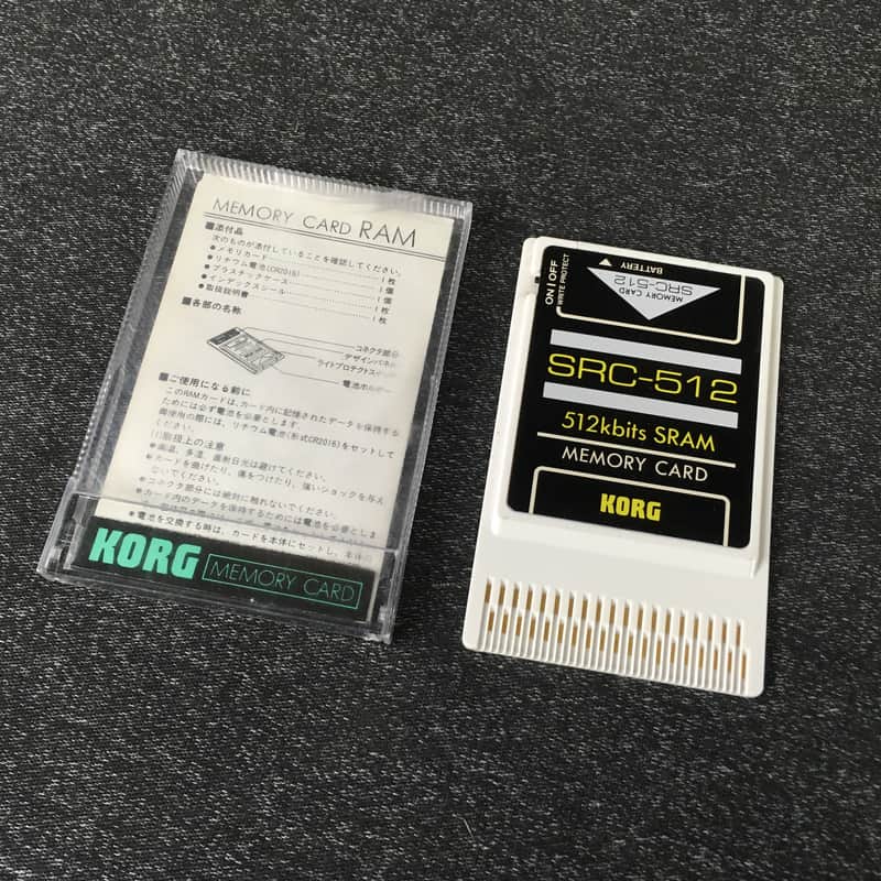 Korg SRC-512 RAM Memory Card Korg 01/W, 01/WFD, 03R/W, | Reverb