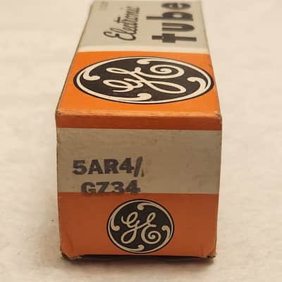 NOS General Electric 5AR4 GZ34 Tube FULL WAVE RECTIFIER (Hickok Tested) image 3