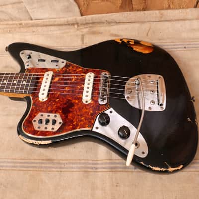 Fender Jaguar - Lefty 1965 Black - Refin image 11