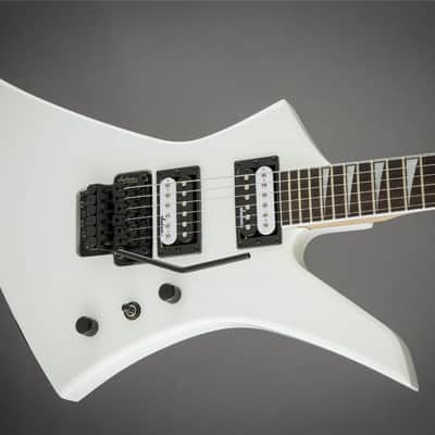 Jackson JS32 KE Kelly Snow White Electric Guitar, Amaranth Fingerboard image 6