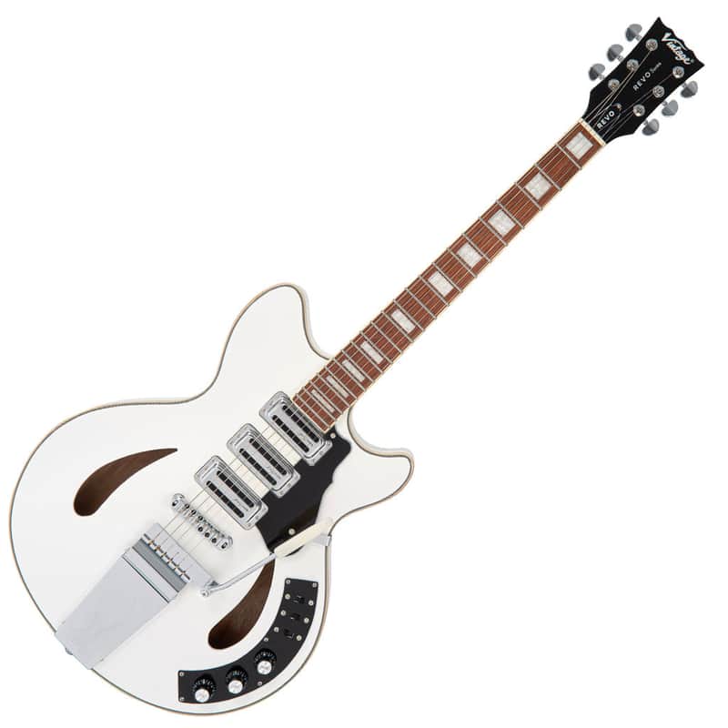 Vintage Vintage REVO Series 'Custom Supreme' Semi- Guitar ~ Ar...