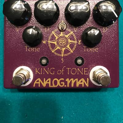 Analogman King of Tone V4 with Both Side High Gain Option | Reverb