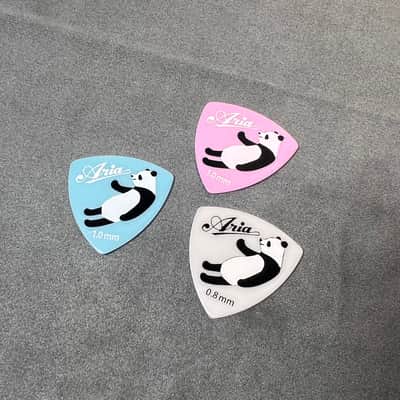 Aria Panda Series Guitar Pick Set 3pcs Made in Japan image 2