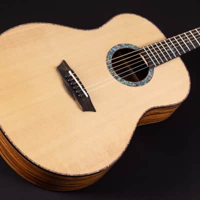 Washburn Elegante S24S Bella Tono Studio Acoustic Guitar - Gloss Natural (BTS24S-D-U) image 5