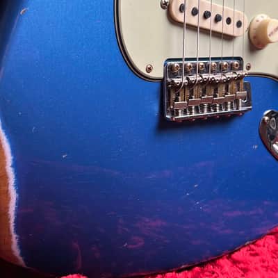 Fender Custom Shop Stratocaster '63 2023 - Aged Lake Placid Blue Relic image 2