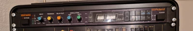 Roland SDE-2500 MIDI Digital Delay 1980s - Black image 1