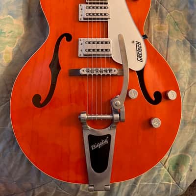 2008 Gretsch G5120 electromatic hollowbody 125th anniversary Electric guitar HH -Orange + OHS CASE image 5
