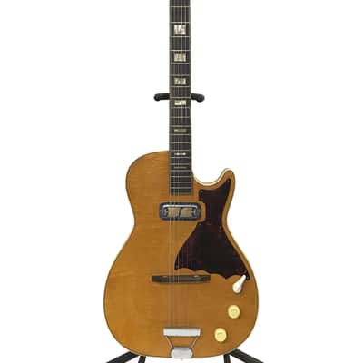 Vintage 1960 Harmony H-48 Flamed Blonde Mercury Stratotone image 6