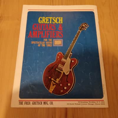 Vintage 1965 Gretsch Guitars & Amplifiers Catalog! Chet Atkins, White Falcon! Rare, Original Case Candy! image 15