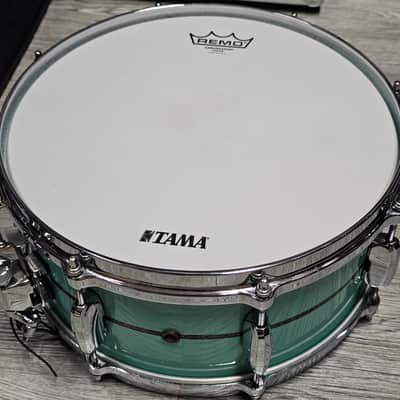 Tama TBS136S Star Series 13"x 6" Bubinga Snare in Grand Aqua Blue image 9