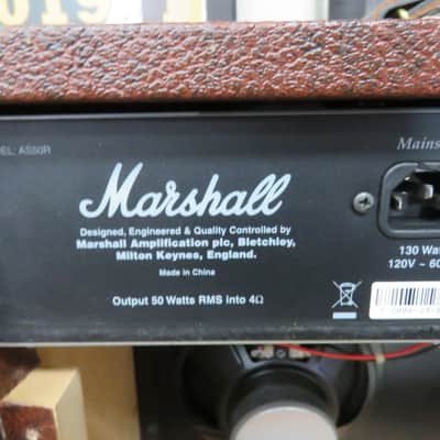 2006 Marshall Acoustic Soloist AS50R 2-Channel 50-Watt 2x8" Acoustic Guitar Combo - For Parts or Repair image 12