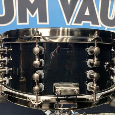 Mapex - 6x14" Black Panther Design Lab Jeff Hamilton "Cherry Bomb" Snare Drum, Piano Black image 16