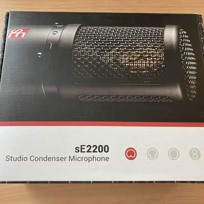 sE Electronics sE2200 Large Diaphragm Cardioid Condenser Microphone w/ Isolation Pack image 5