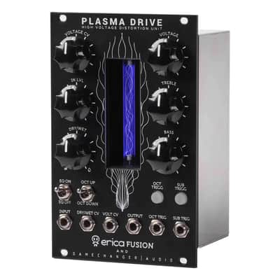 Gamechanger Audio / Erica Synths Plasma Drive High Voltage Distortion Unit 2019 - Black image 2
