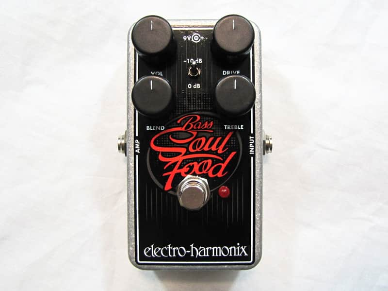 Used Electro-Harmonix EHX Bass Soul Food Distortion Fuzz Overdrive Effects Pedal image 1