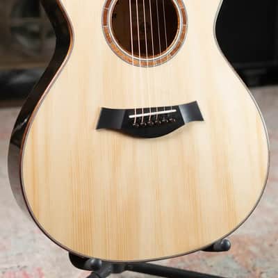 Taylor ‘25 Catch Custom C12e #37 Mahogany/Adirondack Grand Concert Acoustic/Electric with Hardshell Case image 4