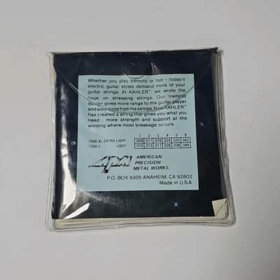 Rare Kahler USA Replacement String Set For Electric Guitar Genuine Kahler Parts image 3