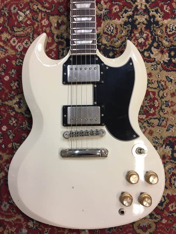 Epiphone SG type 61' 2006 - Olympic white Made In Japan (open book) image 1