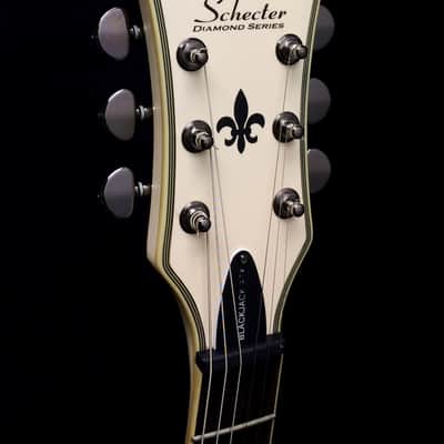 Schecter Guitar Research Blackjack ATX Solo-6 Electric Guitar - Aged White Gloss image 7