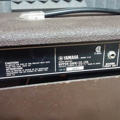 Yamaha JX55 1980's Brown image 3
