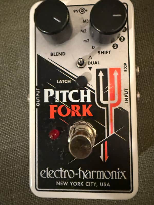 Electro-Harmonix Pitch Fork Polyphonic Pitch Shifter / Harmony Pedal 2014 - Present - Black / White / Red image 1