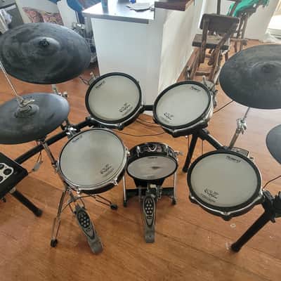 Roland TD-30KV V-Drum Kit with Mesh Pads 2010s - Black image 8